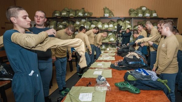 Выдача униформы