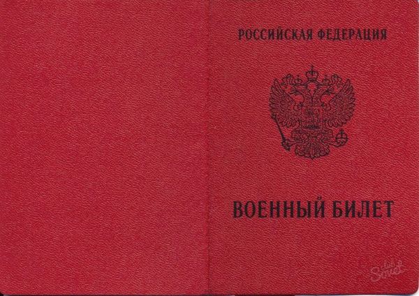 Какая информация прописана с военнике?