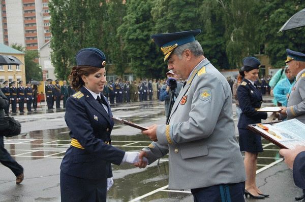 Девушки-курсанты в ВУНЦ ВВС «ВВА»