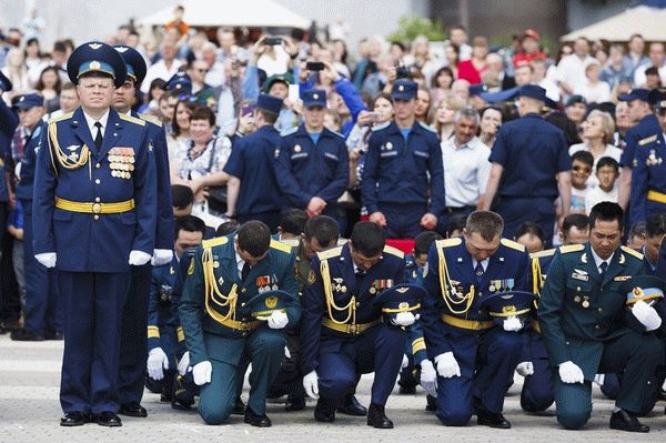 Выпуск офицеров ВУНЦ ВВС ВВА