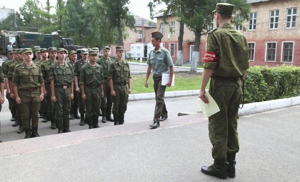 Построение солдат