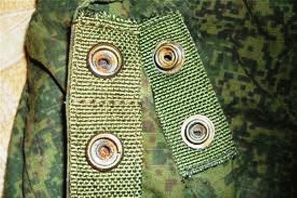 Различные способы крепления погон к форме