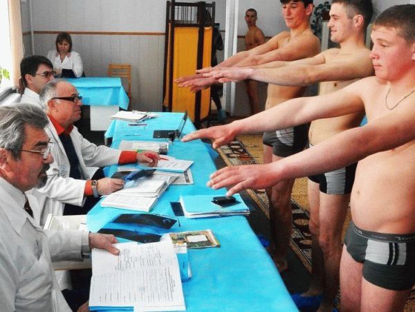 Медкомиссия в военкомате