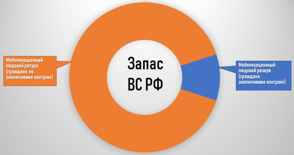 Состав запаса доля резервистов и в ресурсе