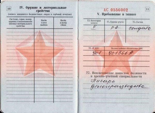 Военный билет