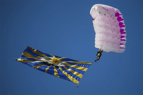 Агитация за военную службу по контракту в городе Самара