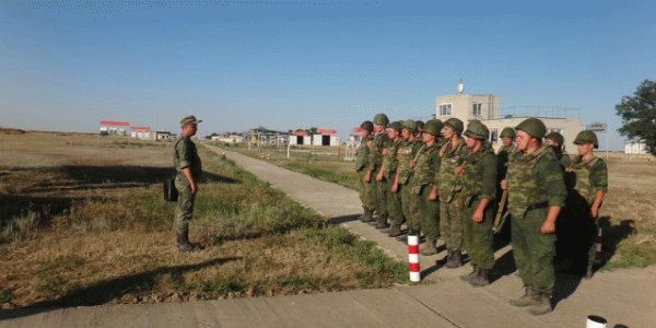 Построение на военных сборах