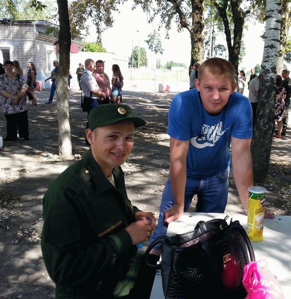 Первое увольнение после присяги