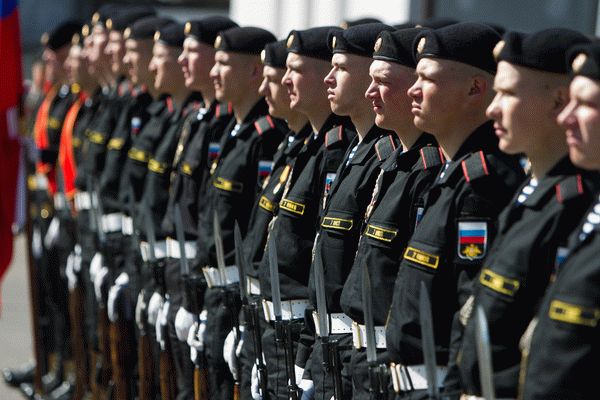 Морпехи в парадной форме