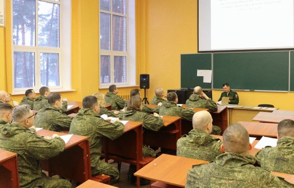 На занятиях